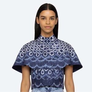 Sea New York Indigo Patterned Blouse